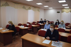 Заседание Западной территориальной избирательной комиссии города Кургана