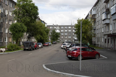 В Кургане отремонтирована улица Томина