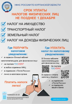 Уплата налогов физических лиц Уплата налогов физических лиц
