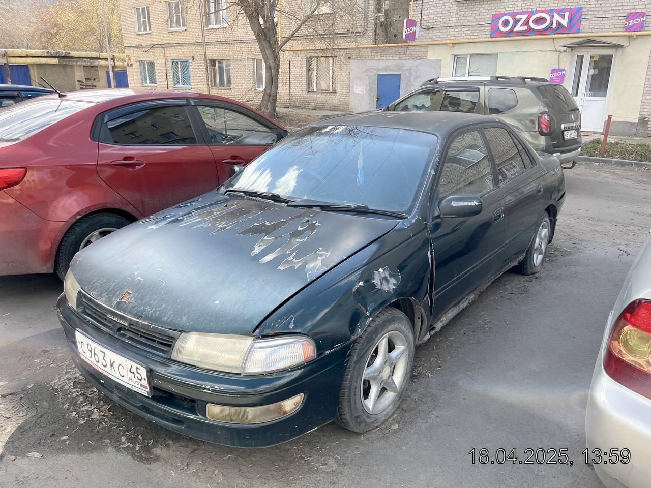 Выявлено брошенное транспортное средство Выявлено брошенное транспортное средство